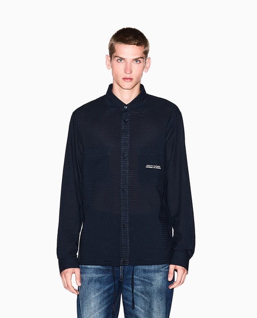 Imagen 0 de Camisa de hombre con bolsillos regular plus fit