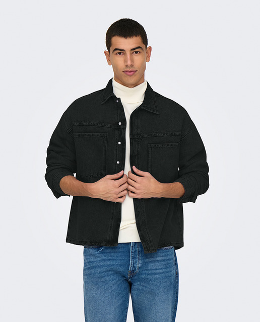 Imagem 0 de Blusão de Ganga Regular Fit
