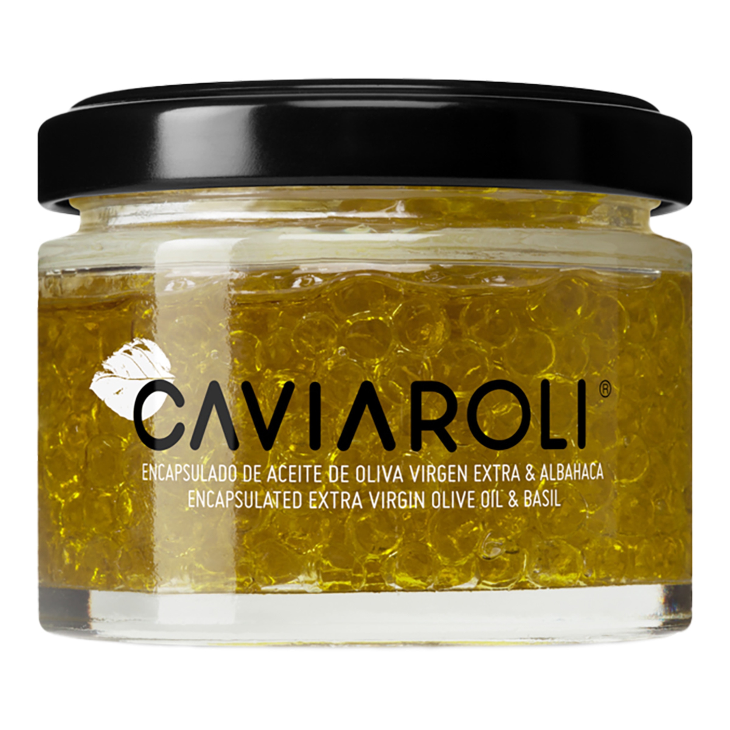 Caviar de aceite de oliva virgen extra con albahaca Caviaroli 1
