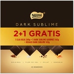chocolate pack Red Box 200 g + Dark Sublime 145 + 1 free Dark Sublime 145 g case 517 g