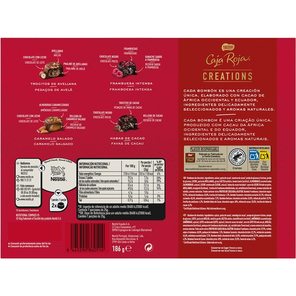 Konfektsortiment Karton 186 g