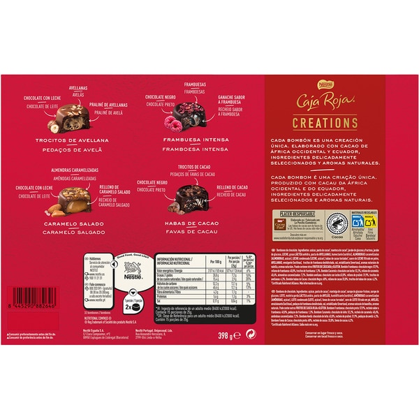 Konfektsortiment Karton 398 g