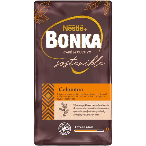 naturgemahlener kolumbianischer Kaffee aus nachhaltigem Anbau Intensität 9 Paket 250 g