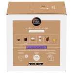 Robusta-Kaffee mit etwas Milch Espresso Macchiato Karton 16 Kapseln