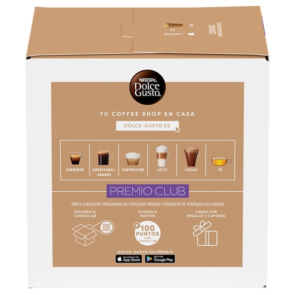 Robusta-Kaffee mit etwas Milch Espresso Macchiato Karton 16 Kapseln