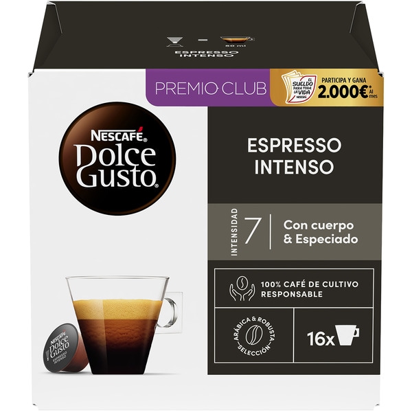 intensiver Kaffee Espresso Intensität 7 Karton 16 Kapseln