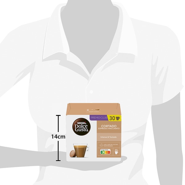 Espresso Macchiatto Intensität 8 Karton 30 Kapseln