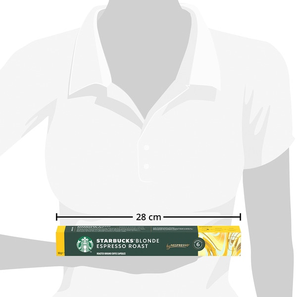 Kaffee Espresso Blonde Intensität 6 Karton 10 Kapseln kompatibel mit Nespresso-Maschinen