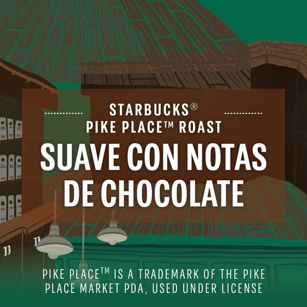 Espresso Intensität 7 Pike Place Karton 10 Kapseln kompatibel mit Nespresso-Maschinen