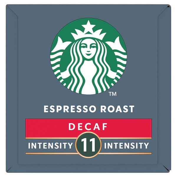 decaffeinated espresso coffee intensity 11 case 10 capsules compatible with Nespresso coffee machines