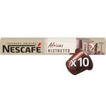Africas ristretto coffee level 10 intensity case 10 capsules compatible with Nespresso coffee machines