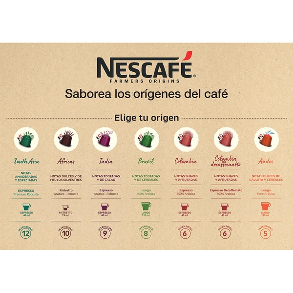 Africas ristretto coffee level 10 intensity case 10 capsules compatible with Nespresso coffee machines