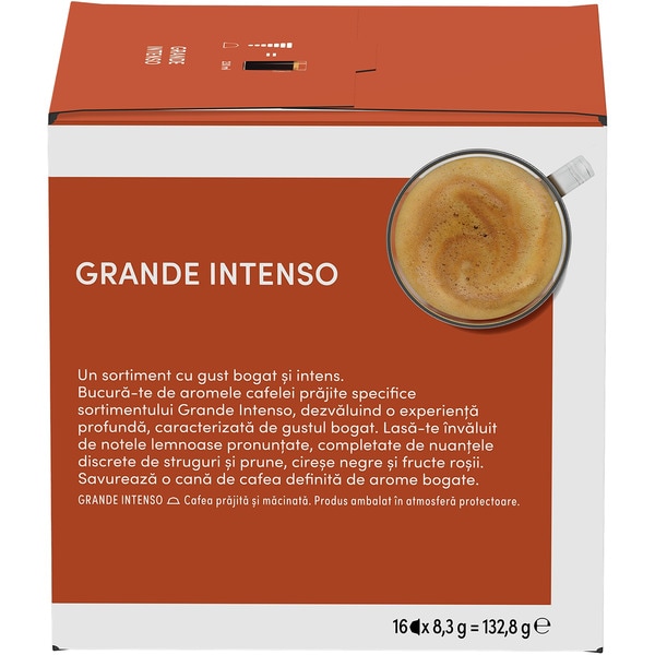 Kaffee 100% Arabica Intensität 8 Gran Intenso Karton 16 Kapseln