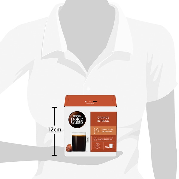 Kaffee 100% Arabica Intensität 8 Gran Intenso Karton 16 Kapseln