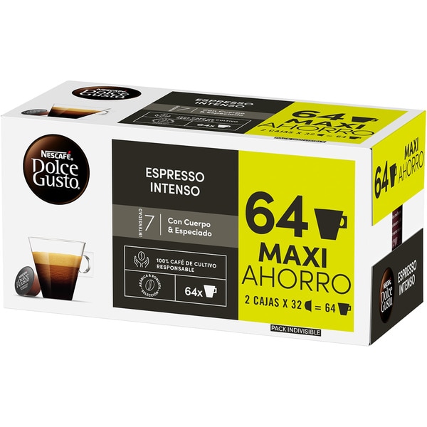 Kaffee Espresso Intenso aus Kolumbien und Vietnam Intensität 7 2er-Pack Karton 32 Kapseln