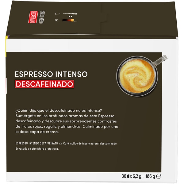 koffeinfreier Kaffee Intenso aus Kolumbien und Vietnam Intensität 7 Karton 30 Kapseln