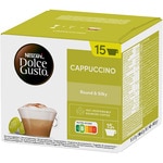 Kaffee Cappuccino Karton 15 Kapseln Kaffee + 15 Milchkapseln