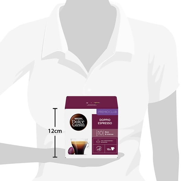 Doppelter Espresso Intensität 10 Karton 16 Kapseln