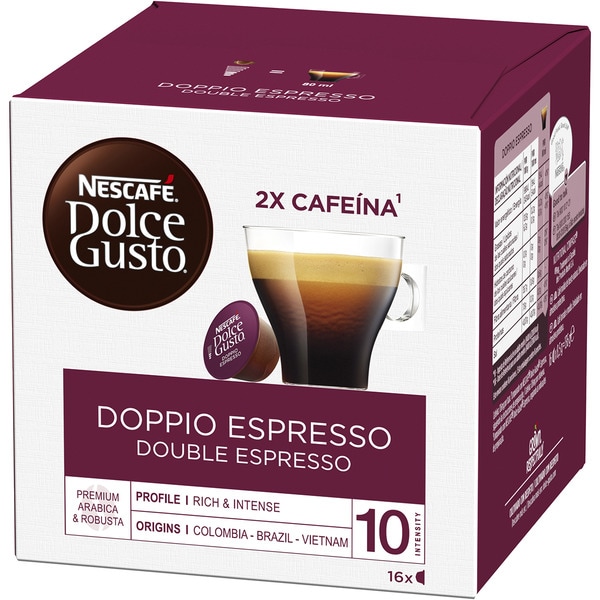 Doppelter Espresso Intensität 10 Karton 16 Kapseln