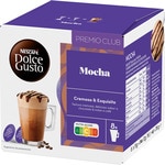 mocha coffee case 8 capsules of coffee + 8 milk capsules
