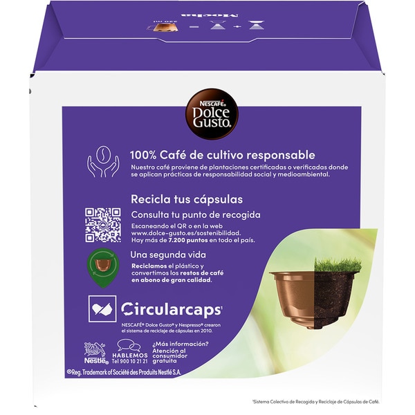 mocha coffee case 8 capsules of coffee + 8 milk capsules