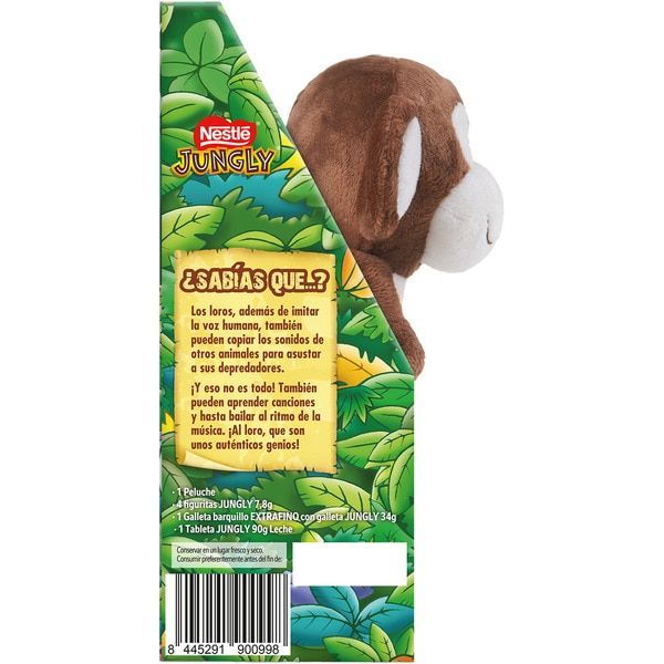 1x chocolate bar + 1x extra fine chocolate bar and 4 chocolate sweets 155 g with assorted soft toy according to stock