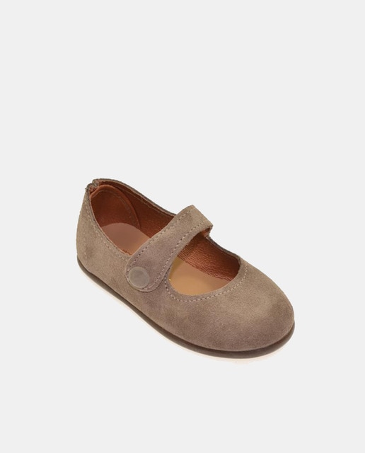 Imagem 0 de Sapatos de Presilha de Bebé com Sola de borracha, Fecho de Botão e em Pele
