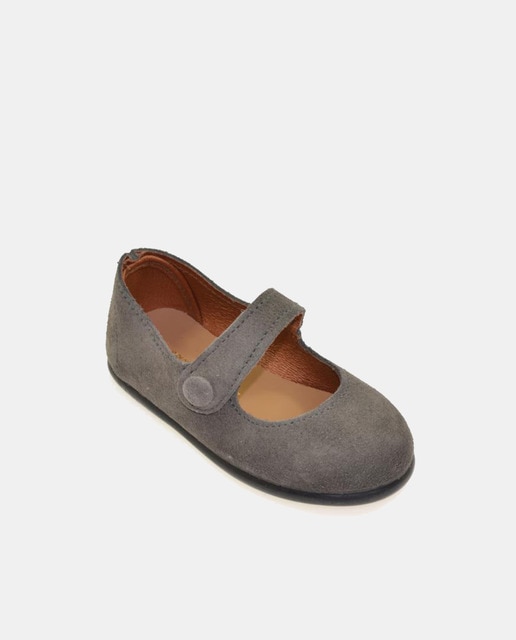 Imagem 0 de Sapatos de Presilha de Bebé com Sola de borracha, Fecho de Botão e em Pele