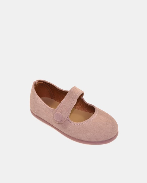 Imagem 0 de Sapatos de Presilha de Bebé com Sola de borracha, Fecho de Botão e em Pele