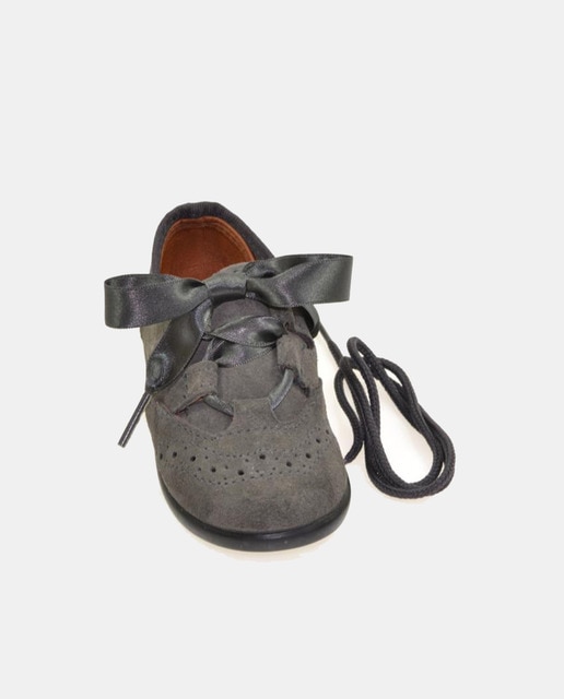 Imagem 0 de Sapatos de Atacadores de Bebé com Detalhe Wingtip e em Pele