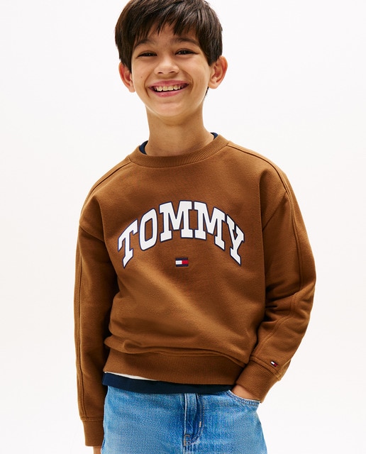 Imagem 0 de Sweatshirt de Gola Redonda e Logótipo Varsity