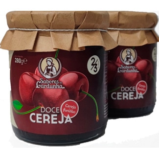 Doce de Cereja do Fundão frasco 280 g - Sabores Da Gardunha