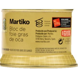 Bloco Foie Gras Ganso embalagem 130 g - Martiko