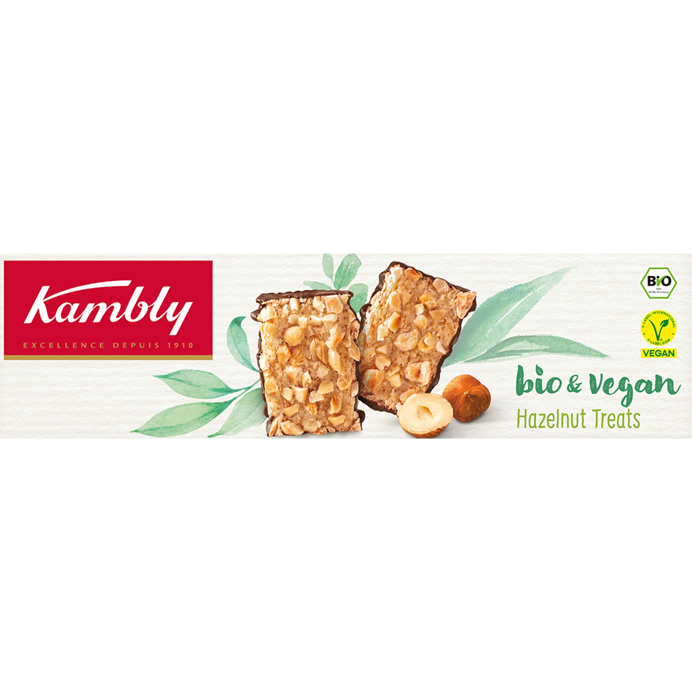 Bolacha Bio Vegan Avelã embalagem 80 g