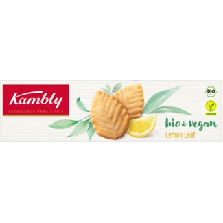 Bolacha Bio Vegan Limão embalagem 100 g - Kambly