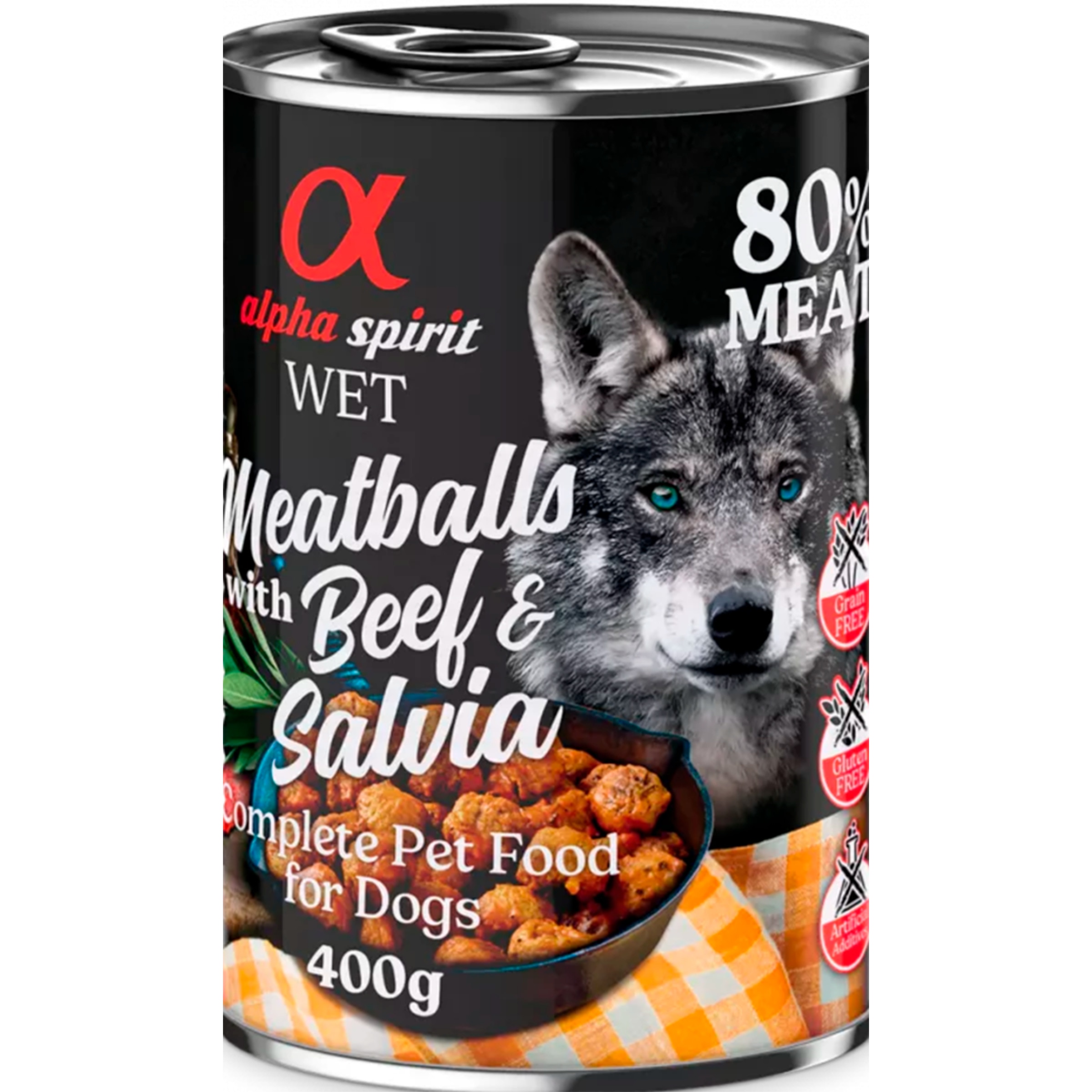 Alimentação Húmida para Cão Bife lata 400 g