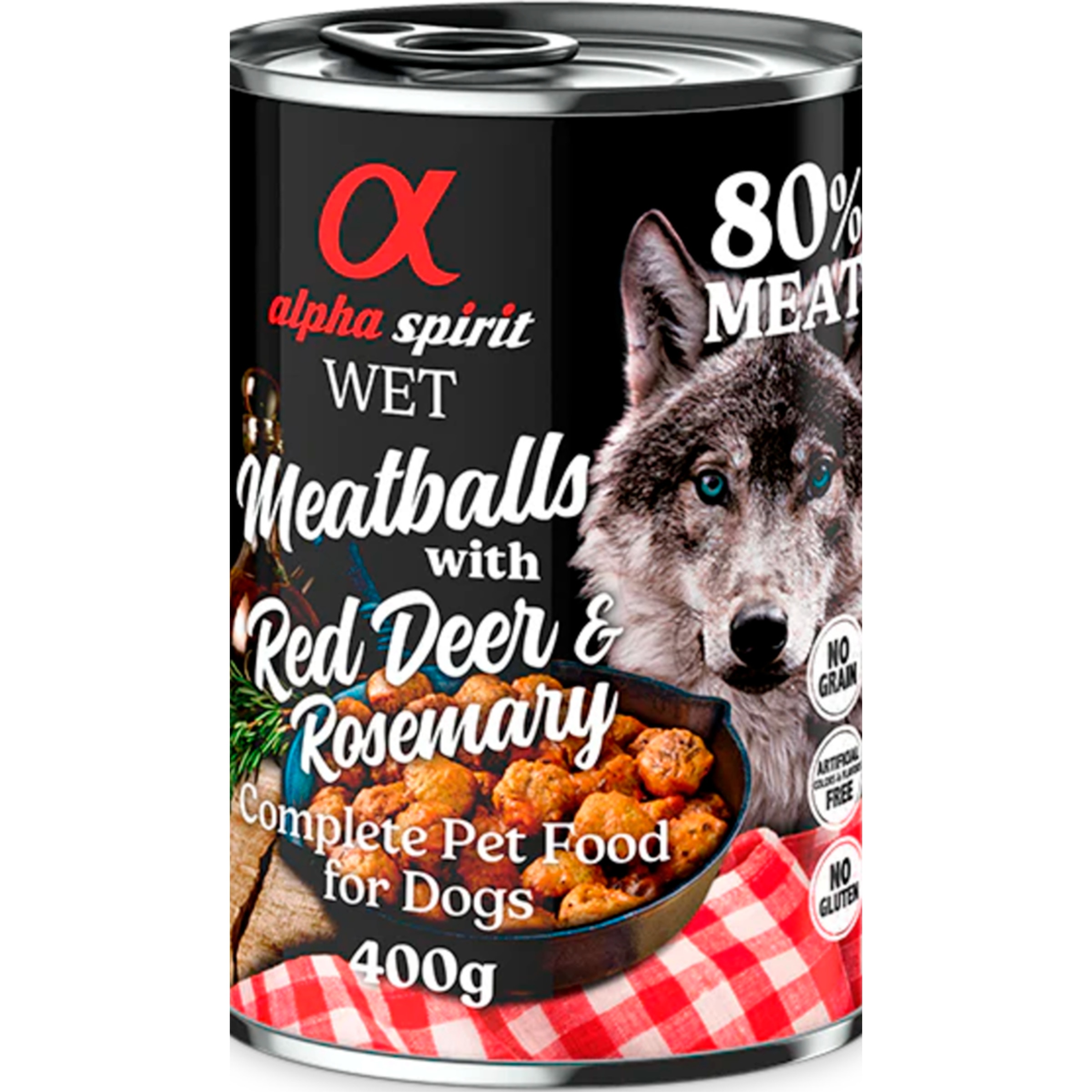 ALIM.CÃO HUM. VEADO 400 g