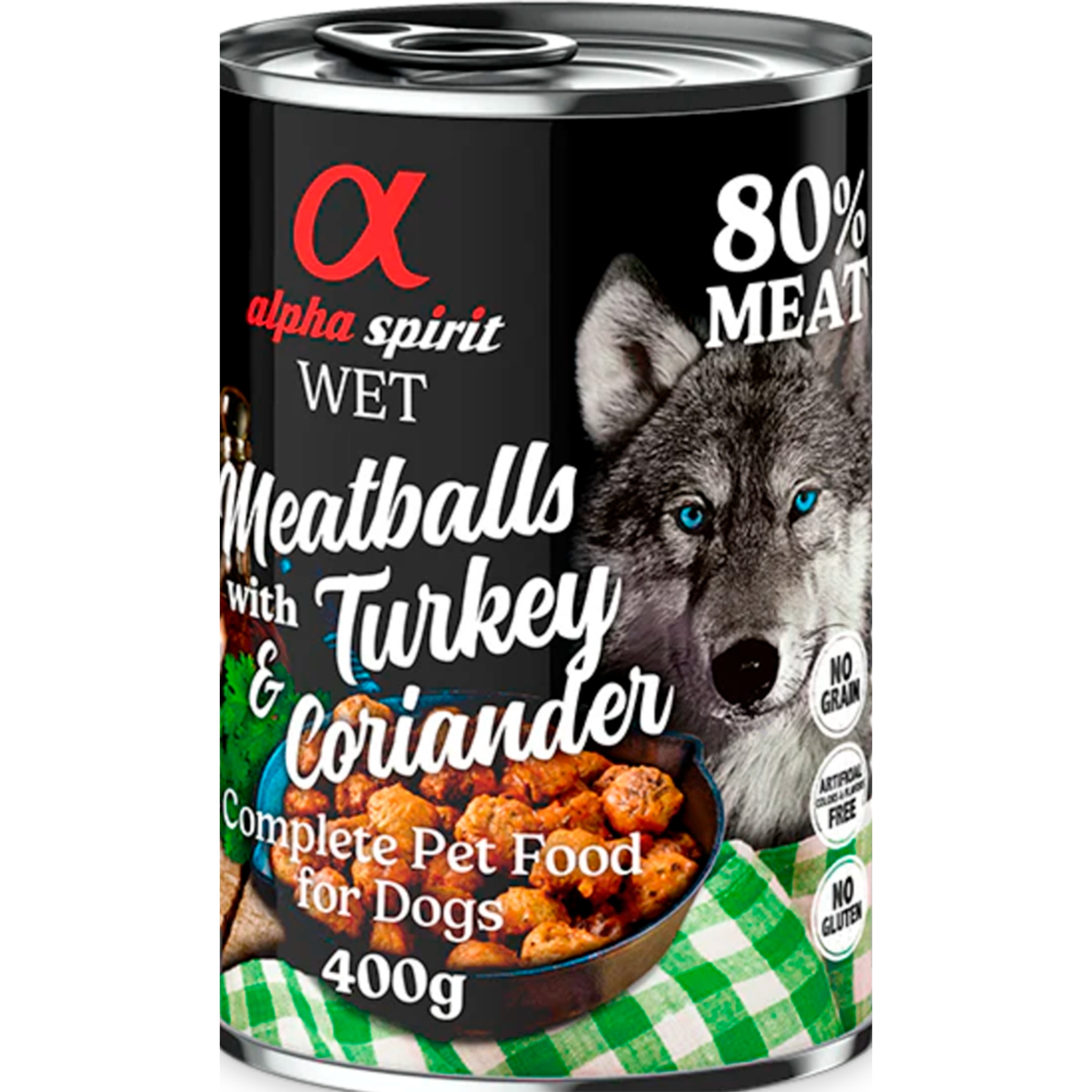 Alimentação Húmida para Cão Peru lata 400 g