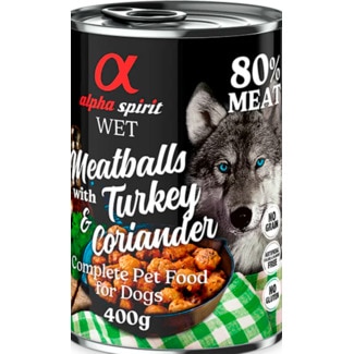 Alimentação Húmida para Cão Peru lata 400 g - Alpha Spirit