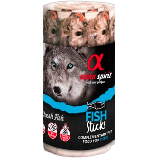 Snack para Cão Sticks de Peixe embalagem 16 unidades - Alpha Spirit