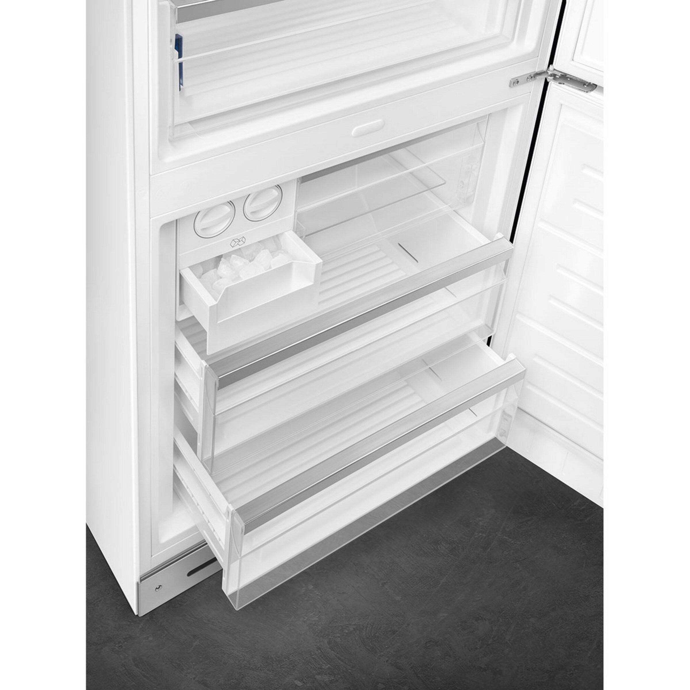 Frigorífico Combinado Smeg FAB38RWH6 Total No Frost, 481 litros com Abertura à Direita - Branco Branco-10
