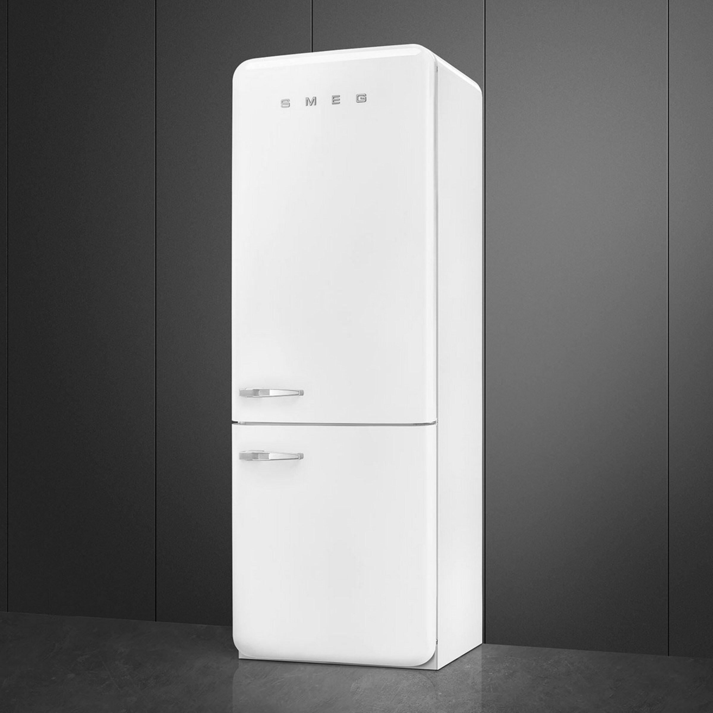 Frigorífico Combinado Smeg FAB38RWH6 Total No Frost, 481 litros com Abertura à Direita - Branco Branco-4