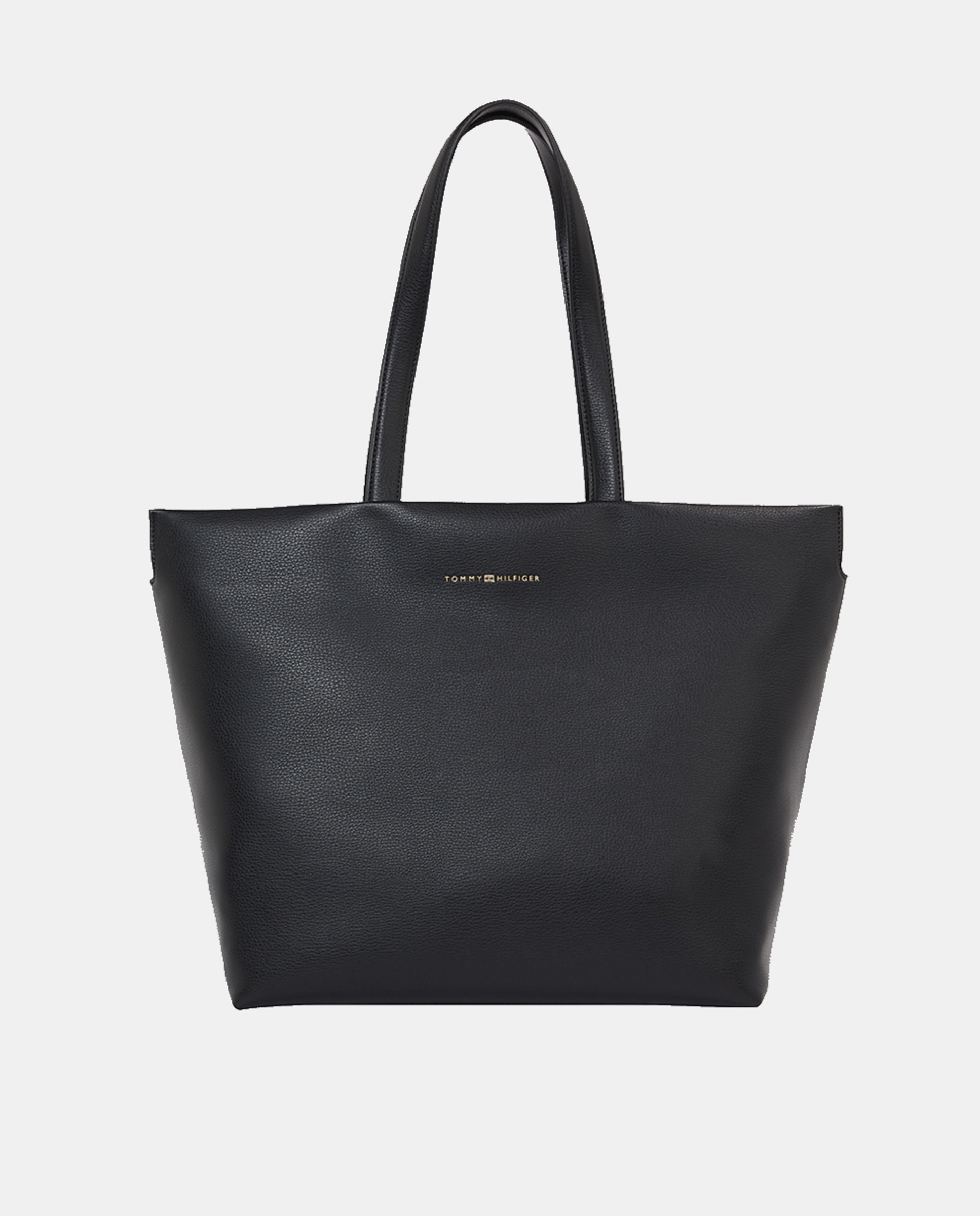 Mala Tipo Tote com Assinatura - Preto Preto-1
