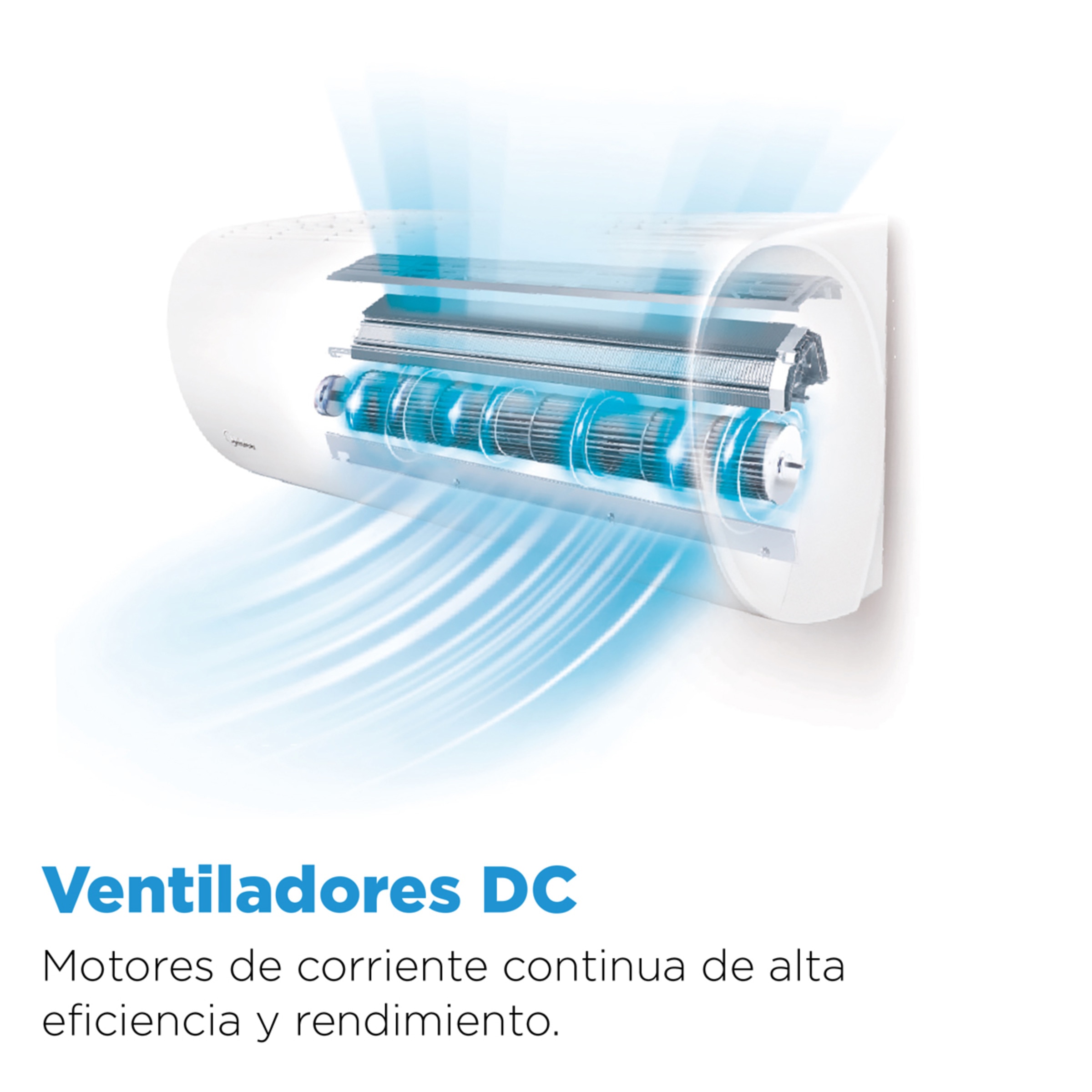 Aire acondicionado Split 1x1 Midea Inverter 2.270 Frig/h y 2.520 Kcal/h - LITE 26(09)N8-2 Blanco-21