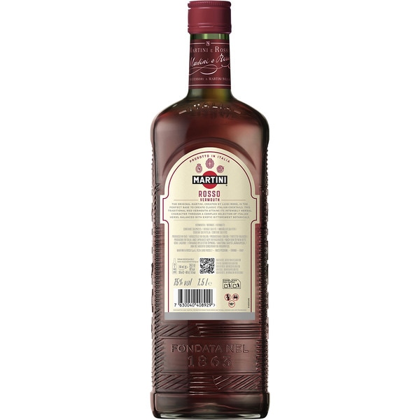 red vermouth bottle 1,5 l