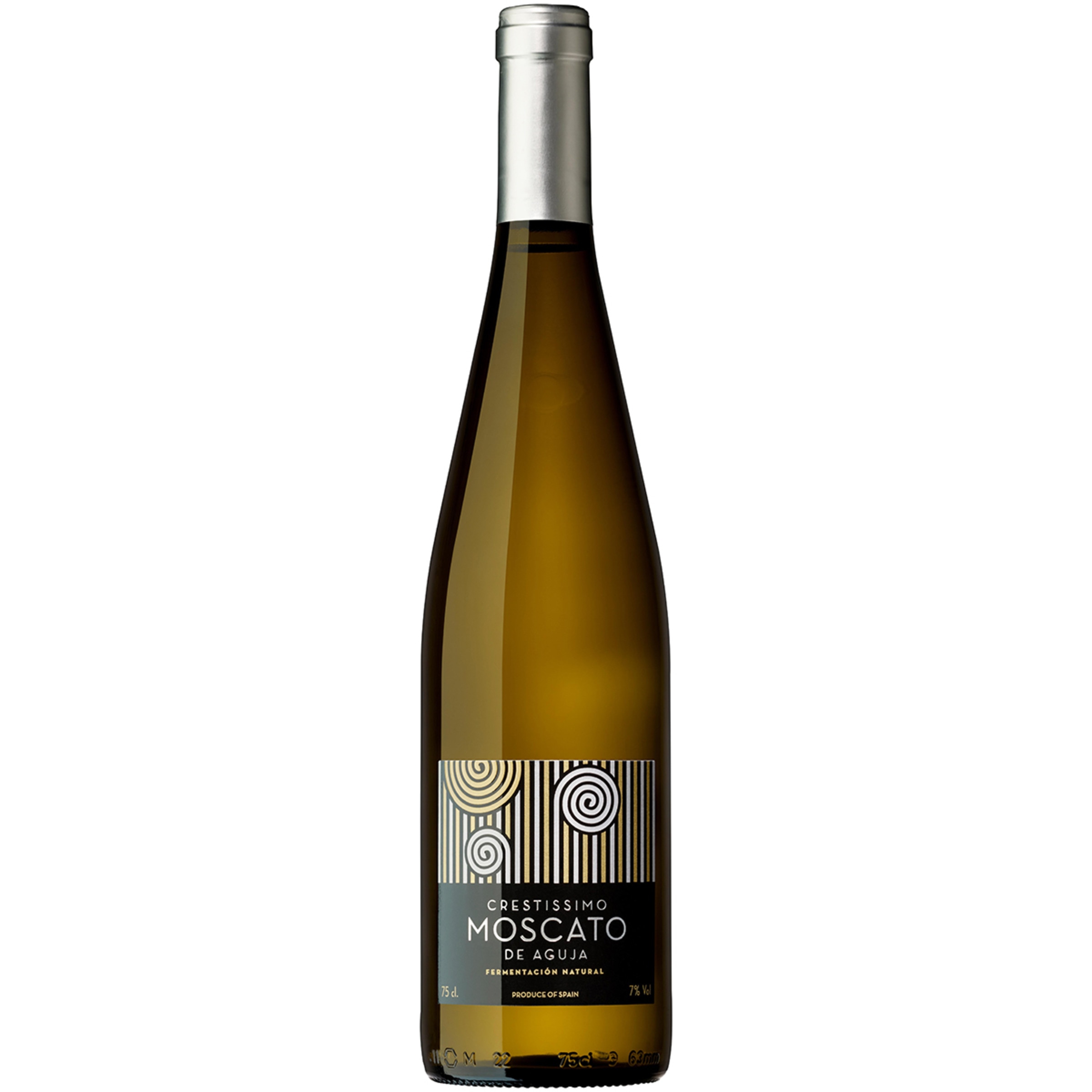 vino espumoso moscato de aguja botella 75 cl