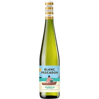 vino blanco verdejo de aguja de Cataluña botella 75 cl - Blanc Pescador