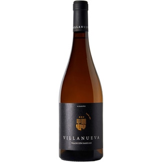 vino blanco albariño DO Rías Baixas botella 75 cl - Villanueva