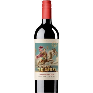 vino tinto Red Blend afrutado botella 75 cl - Tres Cabezas