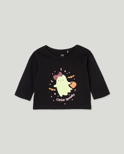 Imagem 0 de Camisola de Bebé com Manga Comprida e Estampado Halloween